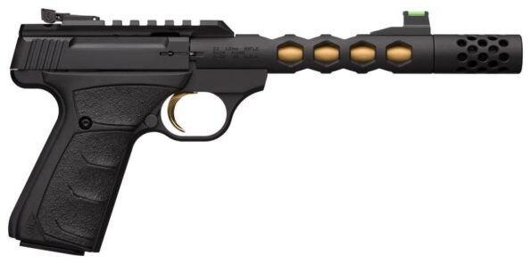 Buck Mark Plus Vision Black/Gold Suppressor Ready