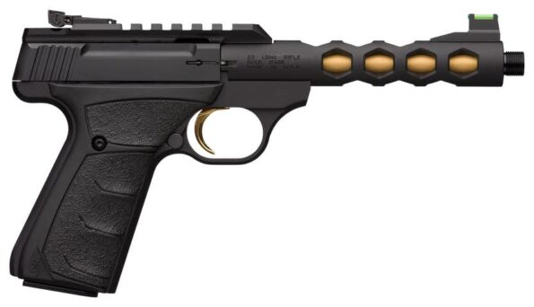 Buck Mark Plus Vision Black/Gold Suppressor Ready