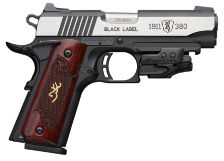 browning 1911 380 black label medallion 380 acp single shot 8 rounds 3 63 barrel